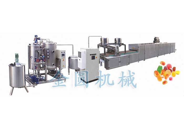 软糖浇注生产线成型设备结构以及原理